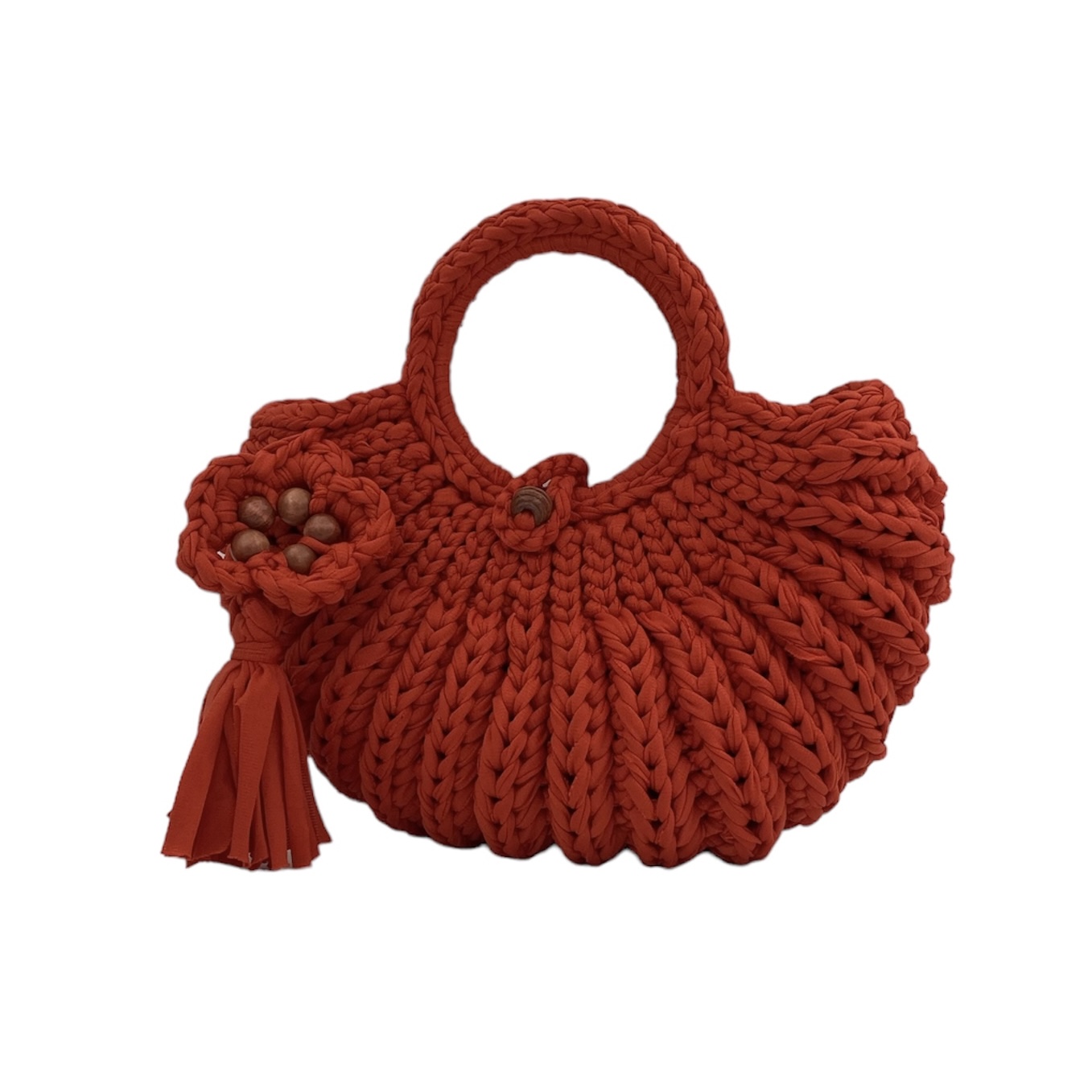 Silva Stitches Crochet Shell Bag Love of Apple - SILVA STITCHES CROCHET