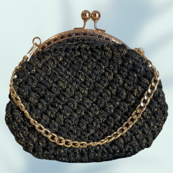 Selena Arch Crochet Clutch Bag - Image 3