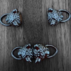 Tiger Head Magnetic Clasp Gunmetal